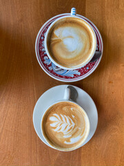 Two perfect lattes