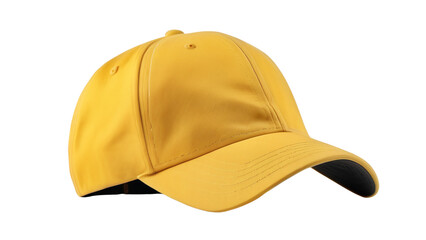 Fototapeta premium Mustard Yellow Baseball Cap Plain Style