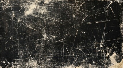 dark atmospheric abstract texture with deep black scratches and film grain overlay, creating an eerie vintage horror aesthetic
