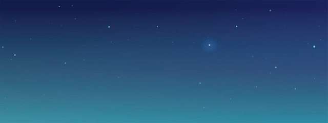 Background of the night starry sky. Vector