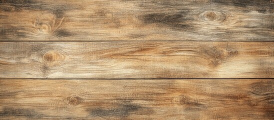 Naklejka premium Rustic Wooden Planks Texture with Natural Patterns and Knots