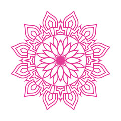 Luxury golden islamic mandala design