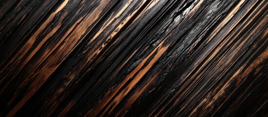Diagonal streaks of brown and black textured abstract background