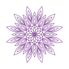 Luxury golden islamic mandala design