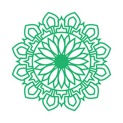 Luxury golden islamic mandala design