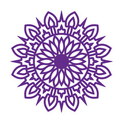 Luxury golden islamic mandala design