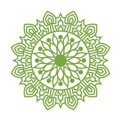 Luxury golden islamic mandala design