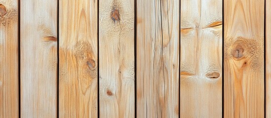 Fototapeta premium Wooden Plank Texture Background with Vertical Timber Lines