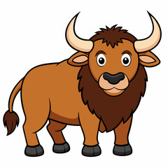 Buffalo vector illustration 