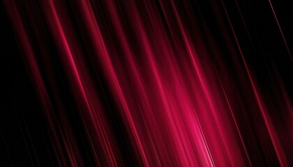 Fototapeta premium abstract crimson diagonal streaks of light with dark background, dynamic glowing lines for modern design