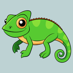 Chameleon  vector illustration 