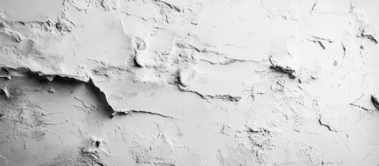 Obraz premium White textured plaster wall background with rough surface and imperfections