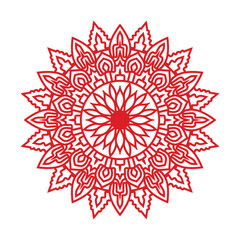 Luxury golden islamic mandala design