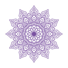 Luxury golden islamic mandala design