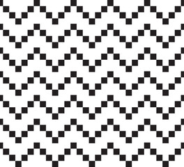 Fototapeta premium black and white seamless pattern