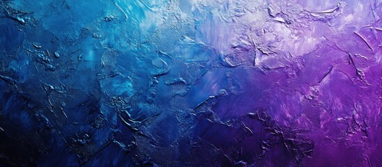 Abstract textured background with blue and purple hues and copy space