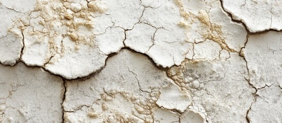 Fototapeta premium Cracked Dry Earth Texture with Detailed Patterns and Weathered Surface