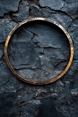 Obraz premium Rusty Ring with Deterioration