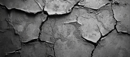Cracked dry earth texture with detailed surface patterns and shadows