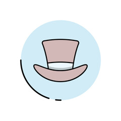 Hat  vector icon