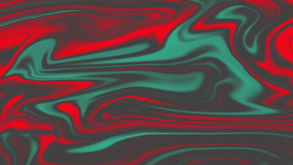 Abstract noise pattern with marbled lines in red, green, and black.