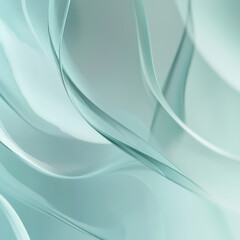 Fototapeta premium A sophisticated abstract backdrop, soft pastel blues blending with gentle curves, layered transparency effect adding depth