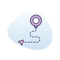 Navigation System vector icon