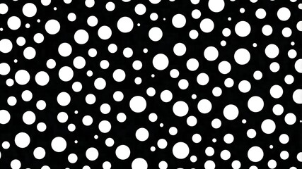 Abstract black and white polka dot pattern for creative backgrounds and modern graphic designs  