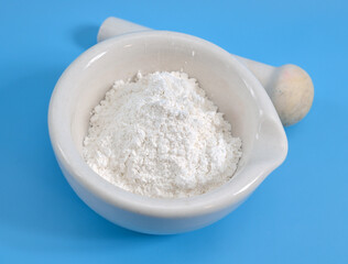 Calcium stearate is a carboxylate salt of calcium, classified as a calcium soap