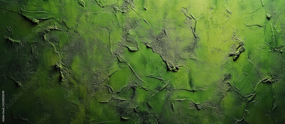 Poster textured green wall surface background with abstract patterns and rough finish suitable for design p