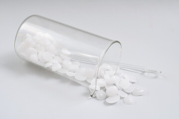 Sodium hydroxide, also known as lye and caustic soda, is an inorganic compound with the formula NaOH