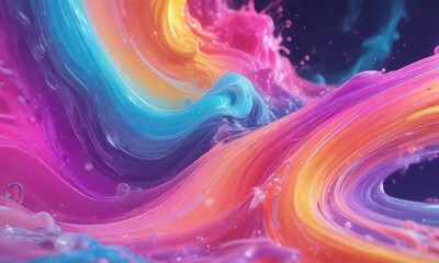 Hazy liquid abstract background with swirling colors reminiscent of vaporware , digital, abstract, swirly