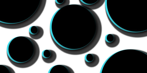 Modern and geometric design with paper circle design silver background texture. Abstract black geometric modern circle background design. You can use for add, poster, design artwork, template banner, 