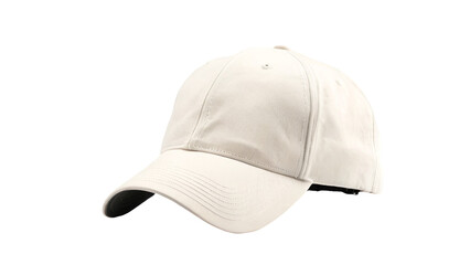 Fototapeta premium Classic Off-White Baseball Cap for Men and Women