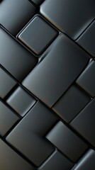 Naklejka premium Complex texture design featuring woven black shapes ideal for designers focusing on chaos and modern aesthetics