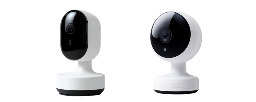 Modern Indoor Security Cameras for Home Surveillance and Monitoring