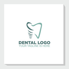 Health Dental logo designs concept vector, Dental Clinic logo template designs, dental implant icon design vector