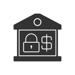 Bank Account Security Icon Sign Symbol