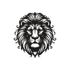 Majestic Lion Silhouette: Power and Grace