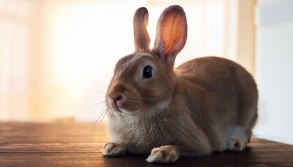 Obraz premium lovable bunny remoted no history