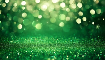 inexperienced glitter christmas abstract history defocused sequin mild