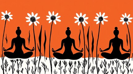 person meditating in a serene outdoor setting, surrounded by nature, to illustrate stress reduction techniques NCDs or non-communicable diseases are a group of chronic non-communicable diseases. 