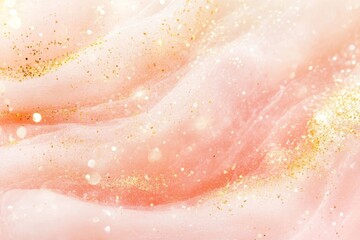 Fototapeta premium Glittering Pink Gradient Texture With Shimmering Details and Soft Pastel Transitions in a Minimalist Composition