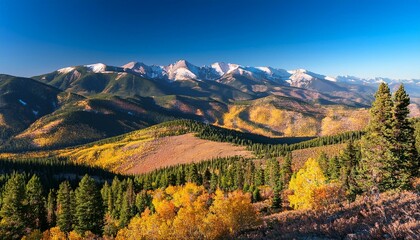 Naklejka premium the beautiful sangre de cristo variety of the colorado rocky mountains