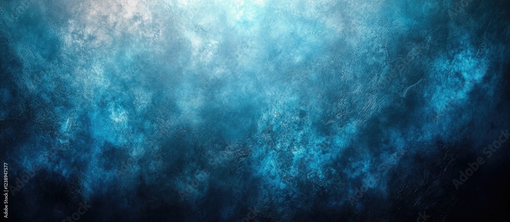 Poster abstract blue textured background with gradient shades and cloud-like patterns suitable for design p