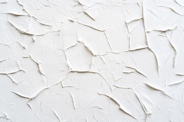Obraz premium White textured cracked paint surface.