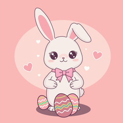 Coelha fofinha de páscoa