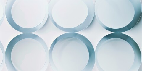 A harmonious and balanced concept against a stark white background, Symmetrical patterns in soft gradients, Harmonious minimalist style