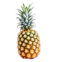 Fototapeta premium Pineapple on transparent background