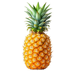 Fototapeta premium Pineapple on transparent background